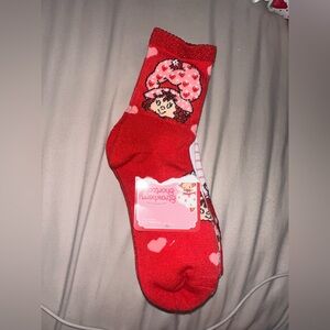 Strawberry Shortcake Red Character Socks